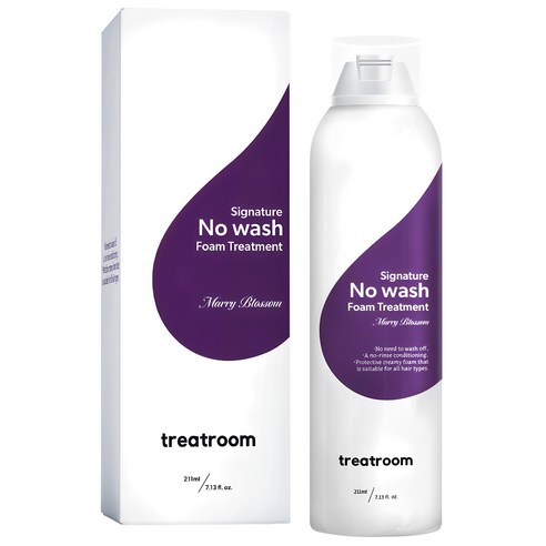 트리트룸 시그니처 노워시 폼 트리트먼트 메리블라썸향, 211ml, 1개