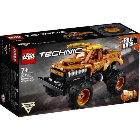 레고 테크닉 42135 Monster Jam El Toro Loco 혼합색상