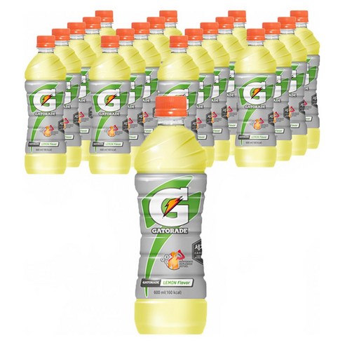 롯데칠성 게토레이 레몬 600ml (20펫), 20개