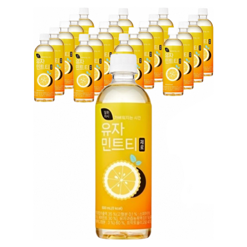 일화차시 제로 유자민트티, 20개, 500ml