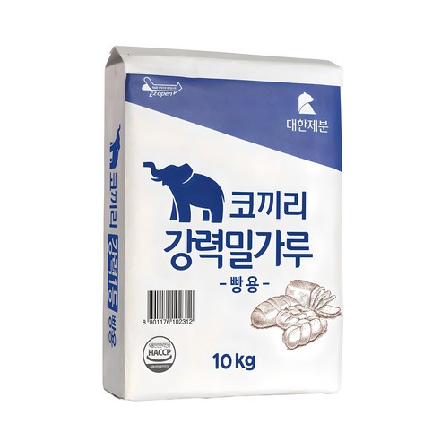 대한제분 코끼리 강력 밀가루, 10kg, 1개