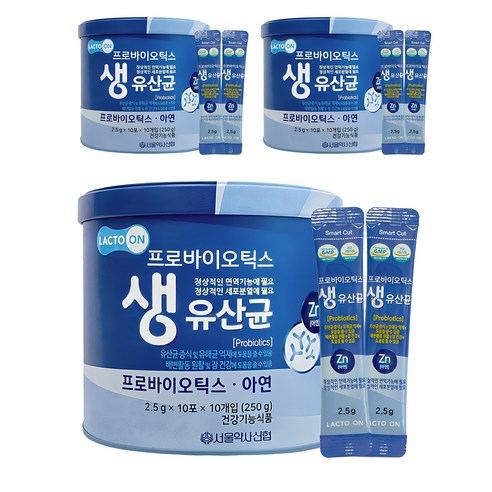 서울약사신협 프로바이오틱스 생유산균 100포, 250g, 2개