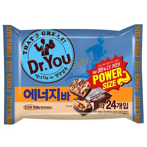 이클립스 페퍼민트향 캔디, 34g, 6개 식품 14 닥터유 에너지바 파워사이즈, 337g, 1개