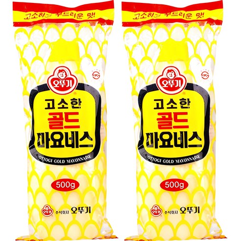 오뚜기 골드 마요네즈, 500g, 2개