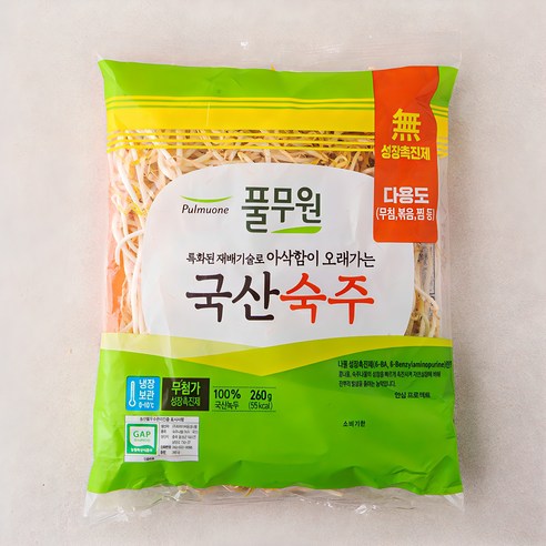 풀무원 국산 숙주, 260g, 1봉