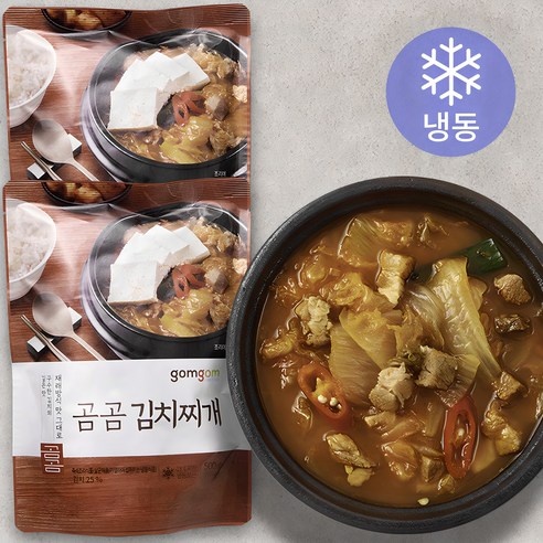 곰곰 김치찌개 (냉동), 500g, 2팩 간편요리