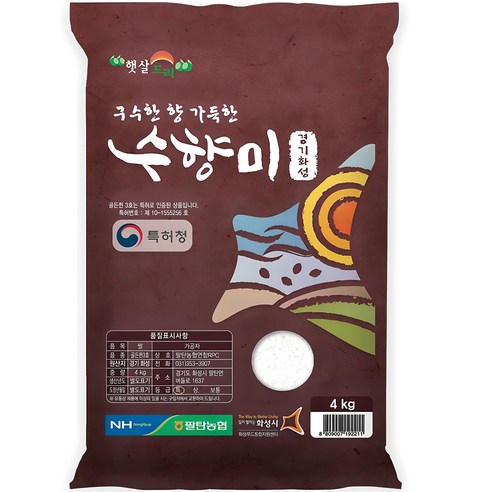 수향미 골든퀸 3호 백미 특등급, 4kg, 1개