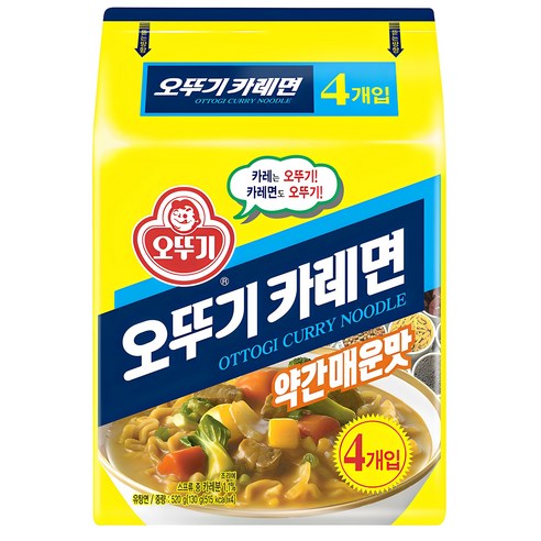 오뚜기 카레면: 매콤하고 풍미 넘치는 맛이 장점