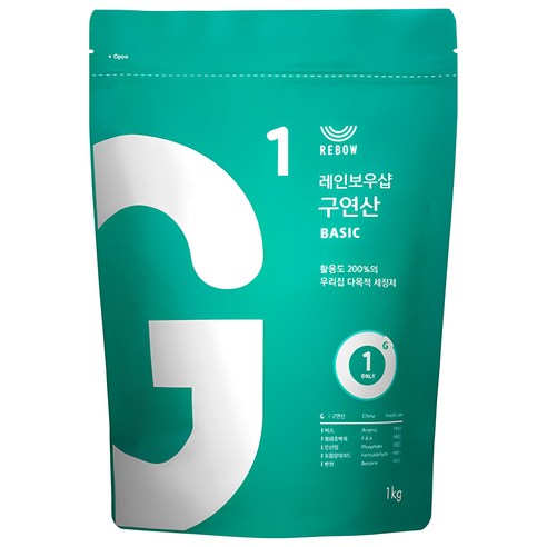 레인보우샵 구연산 베이직, 1kg, 1개