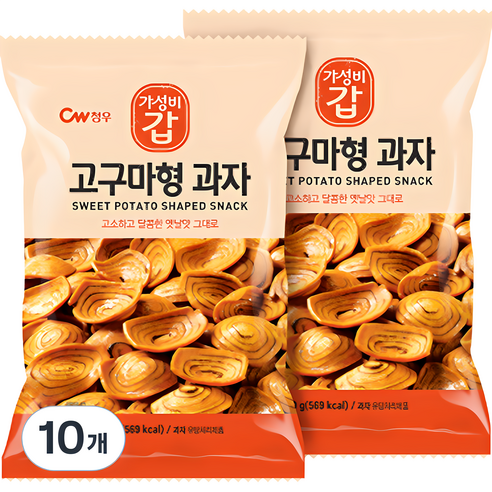 청우 고구마맛 스낵 120g, 4개입 과자