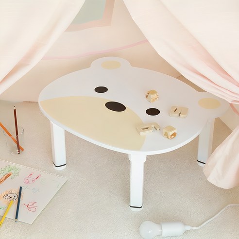 다퍼남 YATAK 접이식 침대 + 배게 + 쿠션 세트, 블랙(침대) + 스트라이프(배게) + 블랙(쿠션) 어린이책상침대 13 룸앤홈 쁘띠키즈 테이블, 리틀베어