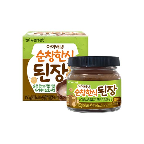 아이배냇 순창 한식 된장, 150g, 2개