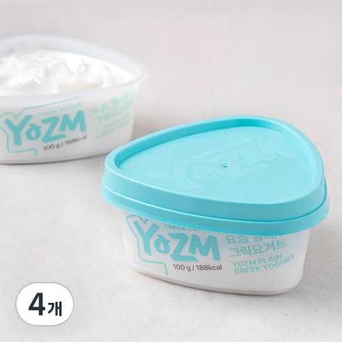 요즘 그릭요거트 플레인, 100g, 4개