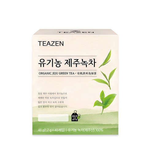 티젠 제주녹차, 1.2g, 40개입, 1개 투썸플레이스