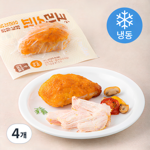 아임닭 크리스피 닭가슴살 오리지널 (냉동), 90g, 4개