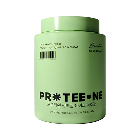프로티원 단백질 쉐이크 녹차맛, 1개, 490g 
다이어트/이너뷰티