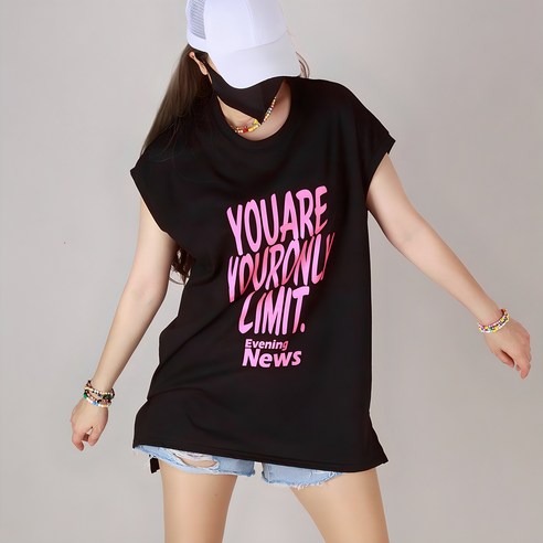 [SaleNOWㅣ인기상품] 댄마샵 형광 리밋 루즈핏 나시티 – 댄스를 더욱 빛나게! [세일나우ㅣ추천상품]