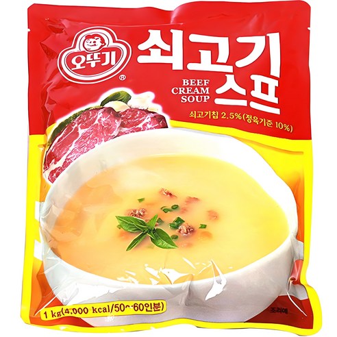 오뚜기 쇠고기 스프, 1kg, 1개