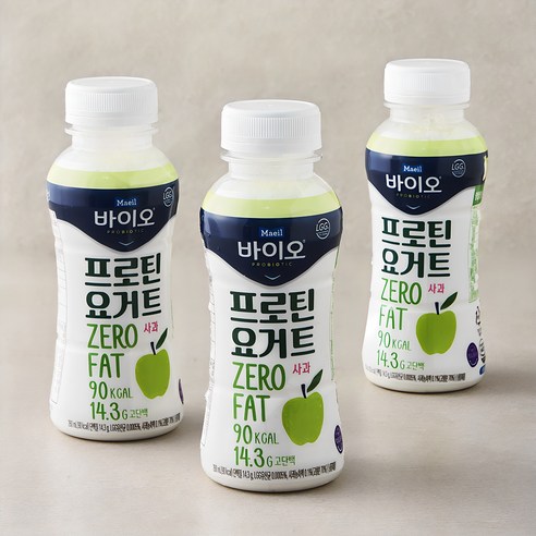 매일바이오 프로틴 요거트 사과, 260ml, 3개