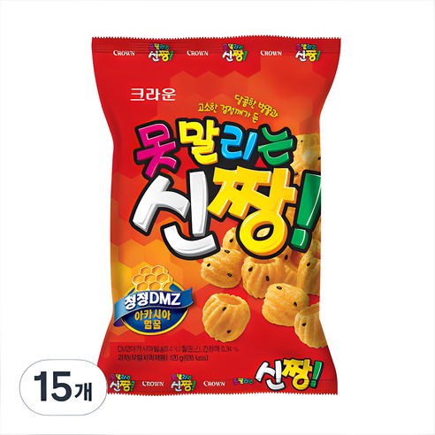 크라운 못말리는 신짱, 120g, 15개