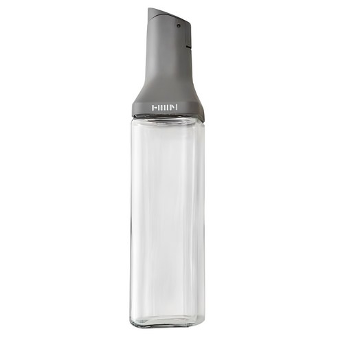 한샘 클리어 자동개폐 슬림 오일병 그레이, 500ml, 1개