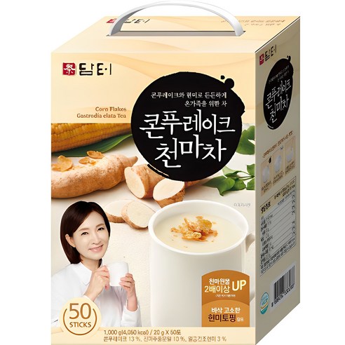 담터 콘푸레이크 천마차, 20g, 50개입, 1개