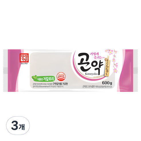 한성기업 가볍게 즐기는 곤약, 600g, 5개 대신물산