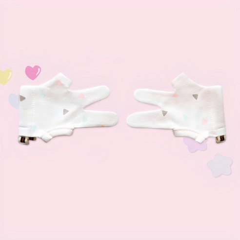 손빨기방지 추천 상품힐링썸 HEAL THUMB 손가락 빨기 방지 장갑 검지중지 S, S (6~12개월), 마쉬멜로우, 2개 제품 사진