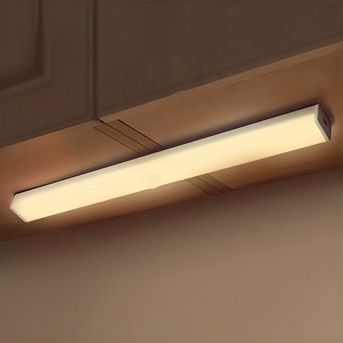 캥거 무선LED 충전형 라이트 센서등 21cm, 웜화이트, 1개