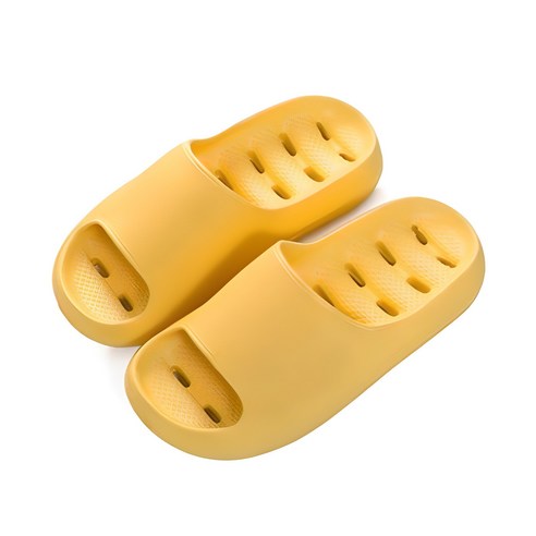 글랑앤 미끄럼방지 욕실화 실내화 여성용 옐로우 × 250mm × 1개, 옐로우 × 250mm × 1개 섬네일