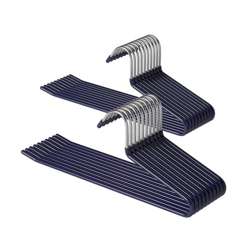 코멧 홈 논슬립 바지걸이, 네이비, 20개