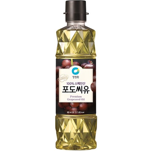 청정원 포도씨유, 900ml, 1개 
가루/조미료/오일