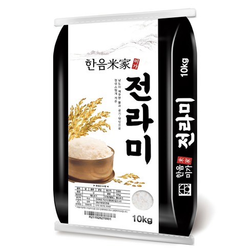 한음미가 2026년산 햅쌀 전라미 쌀 상등급, 상등급, 10kg, 1개