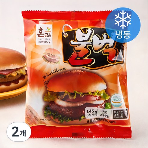 불벅 버거 (냉동), 145g, 1개입, 2개