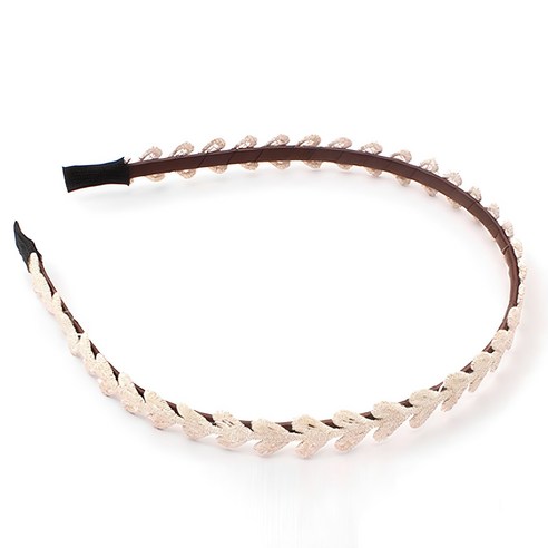 레이스 머리띠 하트