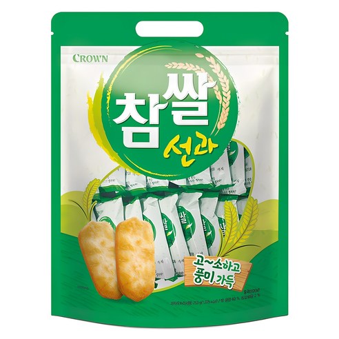 크라운 참쌀선과, 253g, 1개