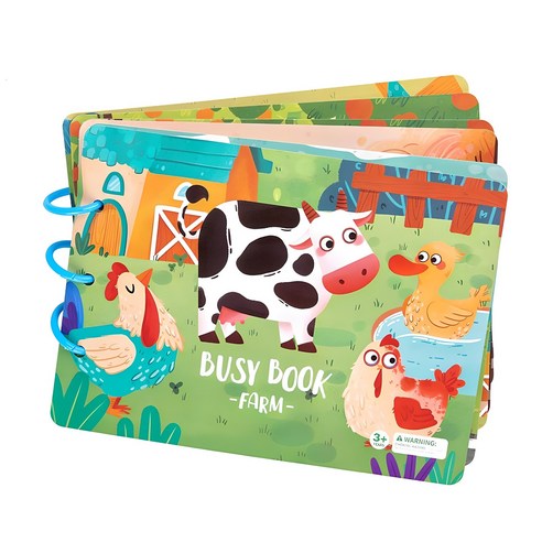 "우리 아이 첫 농장 체험, 쉽고 재미있게! 붙였다 떼었다 비지북으로 시작하세요" 비지북