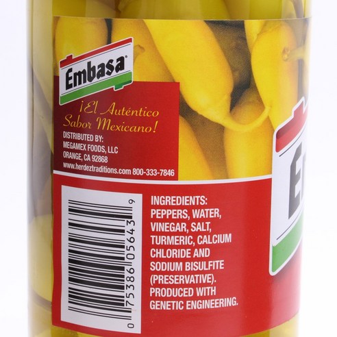 075386056439 EEB-05643 Fast Buy Global Guerito Julita Pepper Pepper Pickle Peppers Pickle Carrot Pickled Bell Pepper