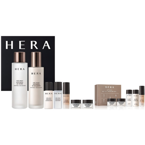 시간의 흐름을 거스르는 아름다움, 헤라 에이지 어웨이 에스테틱 2종 세트 심층 탐구 헤라에이지어웨이