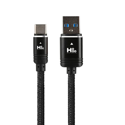 호후 퀵차지 3.0 USB 고속 충전 C타입 케이블, C타입 고속충전케이블 15cm, 1개