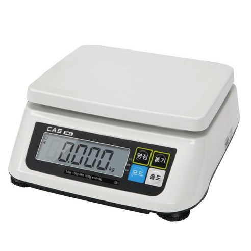 카스 SW-II 단순 중량 전자저울 3kg/6kg/15kg/30kg 계량 계수 카운팅, SW II-6CS (최대6kg 2g단위)