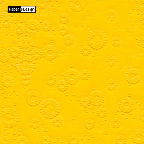 페이퍼디자인 냅킨, Uni Yellow, 1개