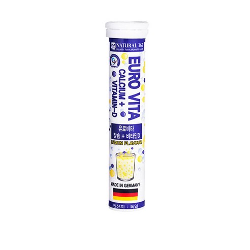 내츄럴365 유로비타 칼슘+비타민D 20정, 90g, 1개