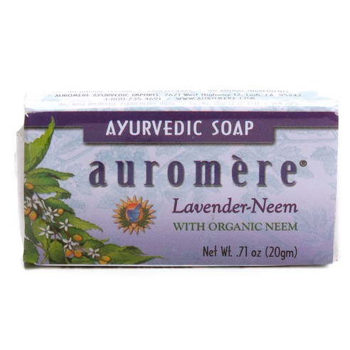 Auromere 아유르베딕 비누, 20g, 1개
