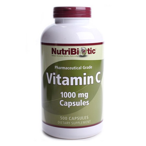 뉴트리바이오틱 비타민 C 1000mg 캡슐 글루텐 프리, 1개, 500정 뉴트리바이오틱 비타민 C 1000mg 캡슐 글루텐 프리, 1개, 500정