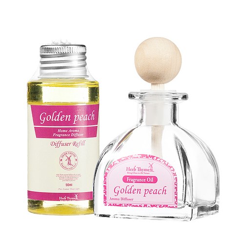 허브타임 차량용 디퓨저 50ml, 08.골든피치, 1개