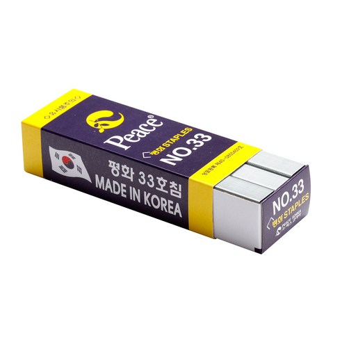 영수증 묶음, 정산 자료, 거래처 서류를 바로 고정할 수 있게 비축해두기 좋은 스테플러 심입니다. - 1