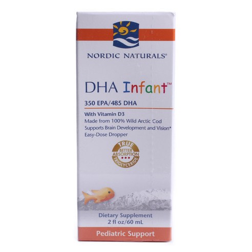 노르딕내츄럴스 DHA 비타민 D3, 60ml, 1개