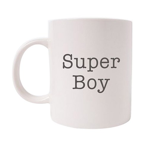 의미가 머그컵 26 x 9.5 cm, SUPER BOY, 1개, 1개