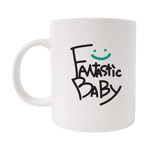 의미가 머그컵 26 x 9.5 cm, FANTASTIC BABY SMILE, 1개